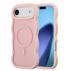Selencia Wavy Backcover mit MagSafe Apple iPhone Air - Soft Pink