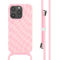 imoshion SilikonHülle design mit Band Apple iPhone 14 Pro - Retro Pink