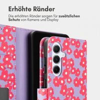imoshion Design Klapphülle Samsung Galaxy A56 - Dusty Rose Blossoms