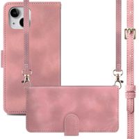 imoshion ﻿Klapphülle mit Kordel für das Apple iPhone 14 - Rosa