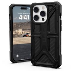 UAG Monarch Backcover für das Apple iPhone 14 Pro - Carbon Fiber