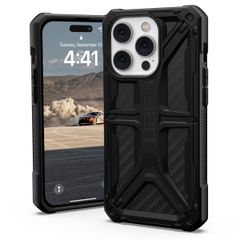 UAG Monarch Backcover für das iPhone 14 Pro - Carbon Fiber