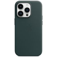 Apple Leder-Case MagSafe für das iPhone 14 Pro - Forest Green