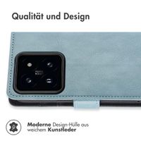 imoshion Luxuriöse Klapphülle Xiaomi 14 - Hellblau