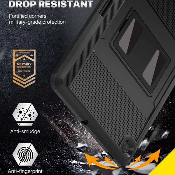 Accezz Robustes Back Case Samsung Galaxy Tab S6 Lite (2020/2022/2024)  - Schwarz