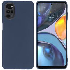 imoshion Color TPU Hülle für das Motorola Moto G22 - Dunkelblau