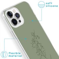 imoshion Design Hülle Apple iPhone 13 Pro - Floral Green