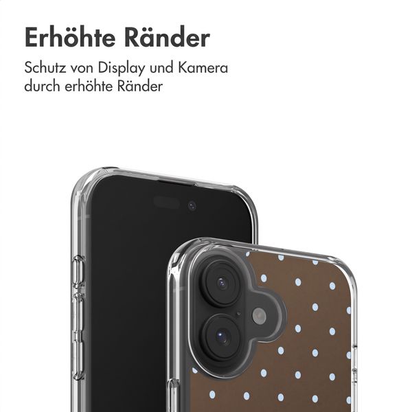 imoshion Design Hülle Apple iPhone 16 - Polka Dot Bruin