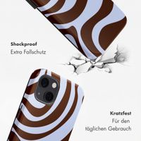 Selencia Vivid Back Cover Apple iPhone 13 / 13 Pro - Dream Swirl Chocolate