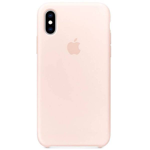 Apple Silikon-Case Rosa für das iPhone Xs / X