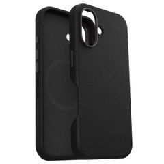 OtterBox Symmetry Cactus Leder Back Cover MagSafe für das iPhone 16 - Noir Ash