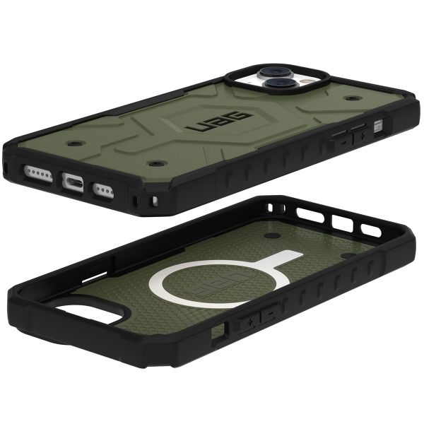 UAG Pathfinder Case MagSafe für das iPhone 14 Plus - Olive