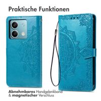 imoshion Mandala Klapphülle Xiaomi Redmi Note 13 (5G) - Türkis