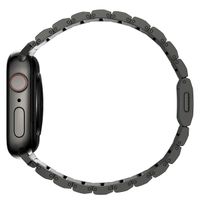Nomad Magnetisches Stahlgliederarmband für das  Apple Watch Series 1 t/m 11 / SE / Ultra (44/45/46/49 mm) - Graphite