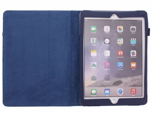 Blaue unifarbene Tablet Klapphülle iPad Air 2 (2014)