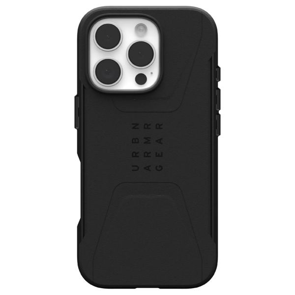 UAG Civilian Backcover MagSafe für das iPhone 16 Pro - Black