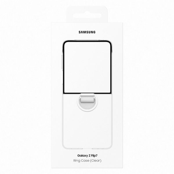 Samsung Original Clear Case Ring Samsung Galaxy Z Flip 7 - Transparent
