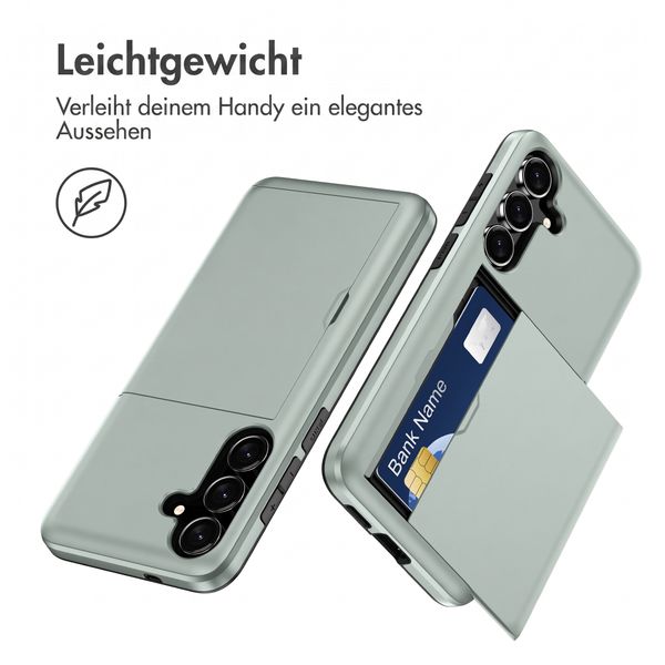 imoshion Backcover mit Kartenfach Samsung Galaxy S26 FE - Dunkelgrün