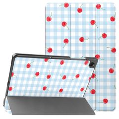 imoshion Design Trifold Klaphülle Samsung Galaxy Tab A11 Plus / A9 Plus - Cherry Check