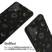 imoshion Silikonhülle design mit Band für das Samsung Galaxy A32 (4G) - Sky Black