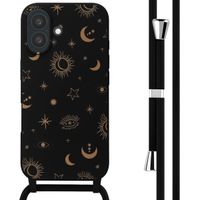 imoshion Silikonhülle design mit Band für das Apple iPhone 16 - Sky Black