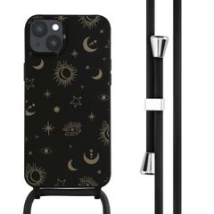 imoshion SilikonHülle design mit Band Apple iPhone 14 Plus - Sky Black