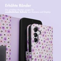 imoshion ﻿Design Klapphülle für das Samsung Galaxy A14 (5G/4G) - Purple Flowers