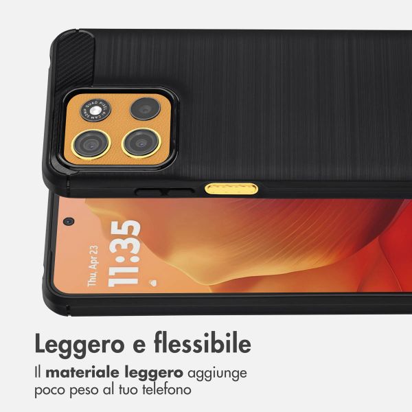 imoshion Brushed Back Cover Motorola Moto G15 / G15 Power - Schwarz