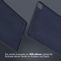 Accezz Liquid Silicone Back Cover mit Stifthalter Apple iPad Pro 12.9 (2022) / Pro 12.9 (2021) / Pro 12.9 (2020) - Dunkelblau