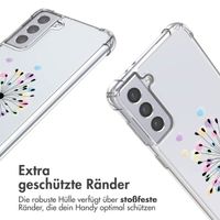 imoshion Design Hülle mit Band Samsung Galaxy S21 Plus - Sandstone Dandelion
