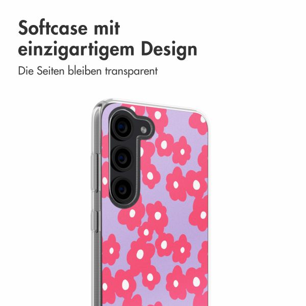 imoshion  Design Hülle für das Samsung Galaxy S23 - Dusty Rose Blossoms