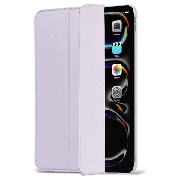 Decoded Textured Sillicon Slim Cover für das iPad Pro 13 (2024) M4 - Lavender