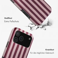 Selencia Vivid Rückabdeckung mit MagSafe Apple iPhone 18 Pro Max / 17 Pro Max - Bonbon Stripe Raspberry