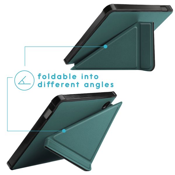 imoshion Klappbare Klapphülle Kobo Libra Colour - Dunkelgrün