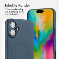 imoshion Color Back Cover mit MagSafe für das Apple iPhone 16 - Dunkelblau