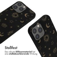 imoshion Silikonhülle design mit Band für das iPhone 13 Pro Max - Sky Black