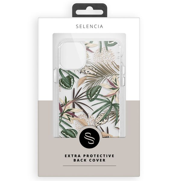 Selencia Zarya Fashion-Backcover mit zuverlässigem Schutz Apple iPhone 12 Mini - Jungle Leaves