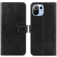 imoshion Luxuriöse Klapphülle Xiaomi Mi 11 Lite (5G/4G) / 11 Lite 5G NE - Schwarz