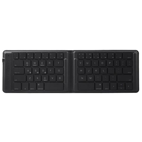 Uniq Forio Faltbare QWERTY Bluetooth-Tastatur - Kabellose Tastatur - Chalk Grey