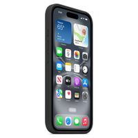 Apple Silikon-Case MagSafe für das iPhone 16 - Black