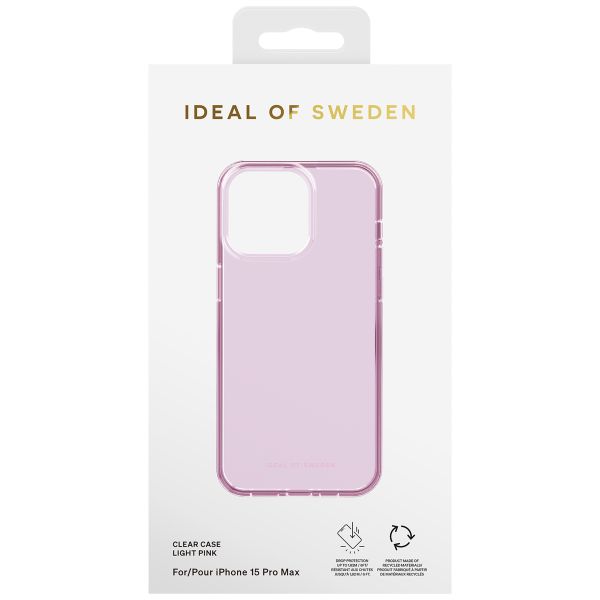 iDeal of Sweden Clear Case für das Apple iPhone 15 Pro Max - Light Pink