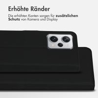 Accezz Wallet TPU Klapphülle Xiaomi Redmi Note 12 Pro Plus - Schwarz