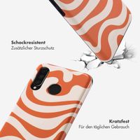 Selencia Vivid Tough Back Cover für das Huawei P30 Lite - Dream Swirl Orange