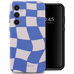 Selencia Vivid Back Cover Samsung Galaxy A35 - Groovy Sapphire Blue