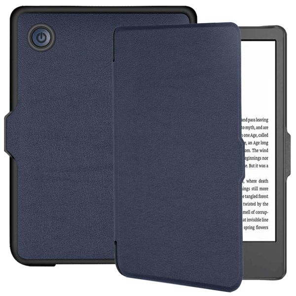 imoshion Slim Hard Case Sleepcover für das Kobo Clara 2E / Tolino Shine 4 - Dunkelblau