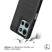 imoshion Brushed Back Cover für das Motorola Moto G75 5G - Schwarz