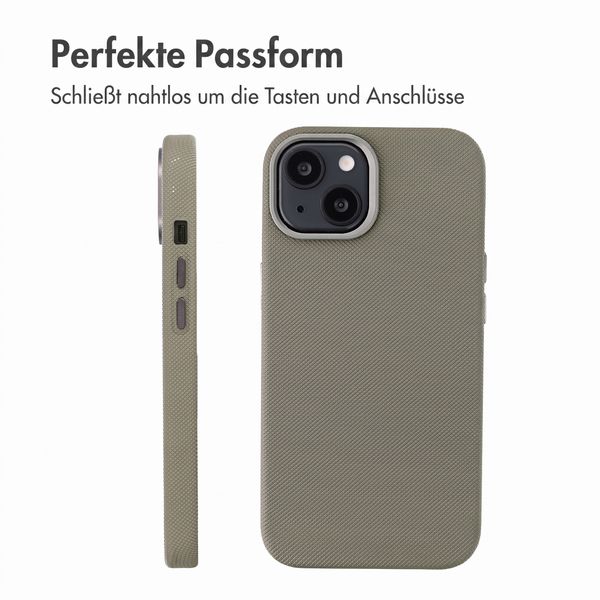 Accezz Mesh Backcover mit MagSafe Apple iPhone 15 - Dunkelgrau