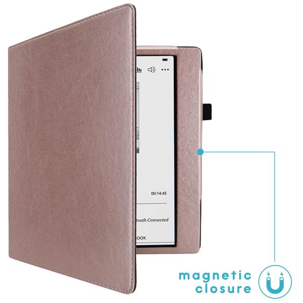 imoshion Vegan Leather Klapphülle Kobo Elipsa 2E - Rosé gold
