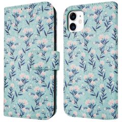 imoshion Design Klapphülle Apple iPhone 11 - Blue Flowers