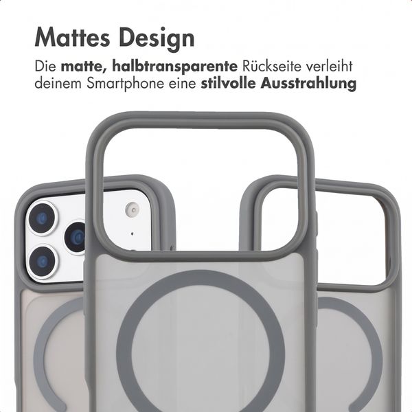 imoshion Color Guard Back Cover mit MagSafe Apple iPhone 18 Pro Max / 17 Pro Max - Grau